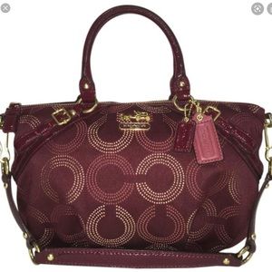 🌹NEW Coach Madison Dotted OP Art Sophia Bag🌹
